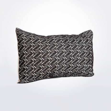 Black and Little White Pillow Cover