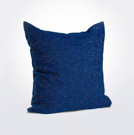 Shiny Blue Pillow Cover