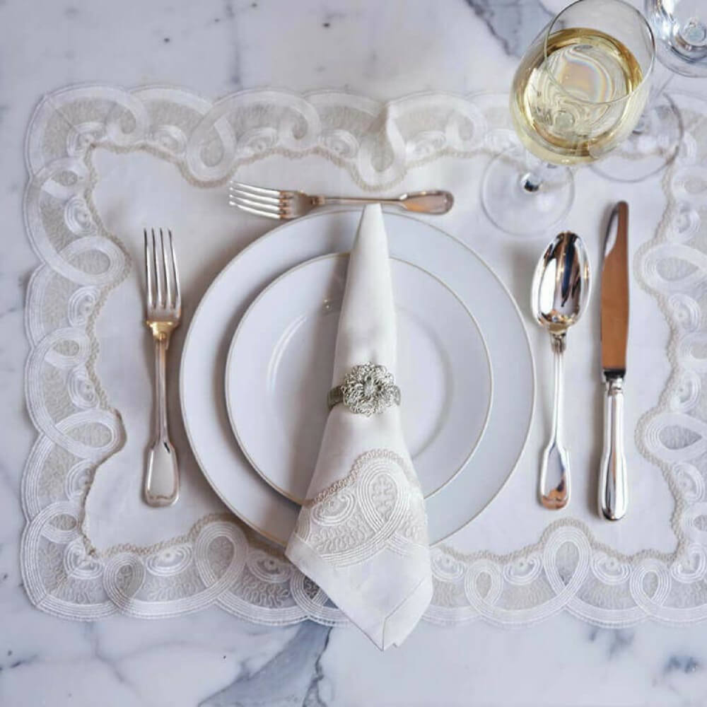 White-Placemat-and-Napkin-Set