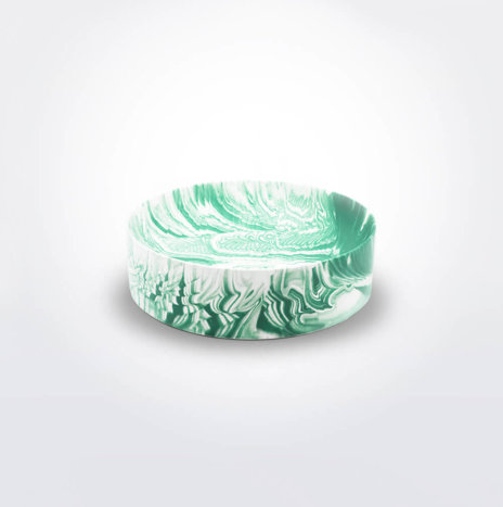 Light Green Water Marble Bowl
