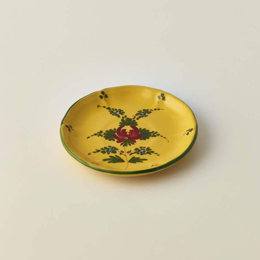 Giallo-Fiore-tea-cup-matching-plate