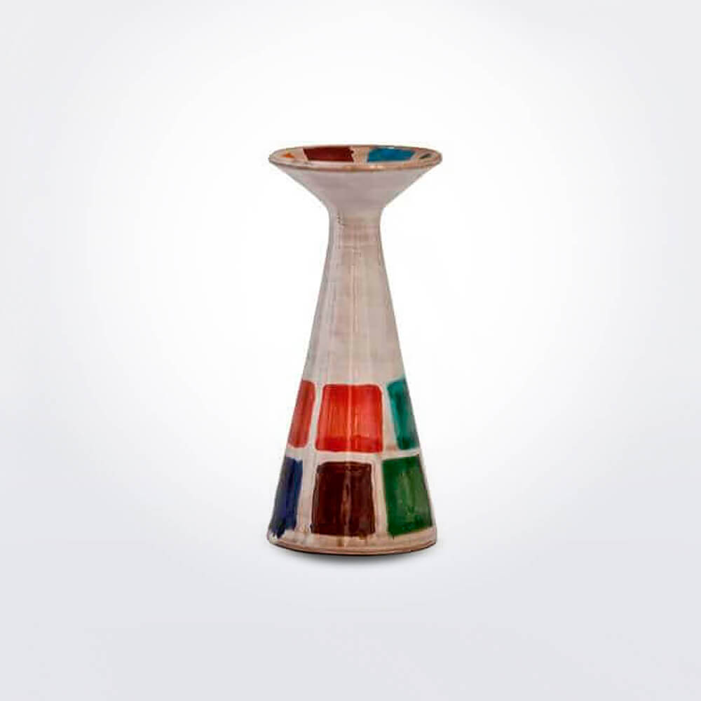 Multicolor-ceramic-candleholder.