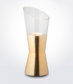 Futura Clear And Gold Desk Lamp