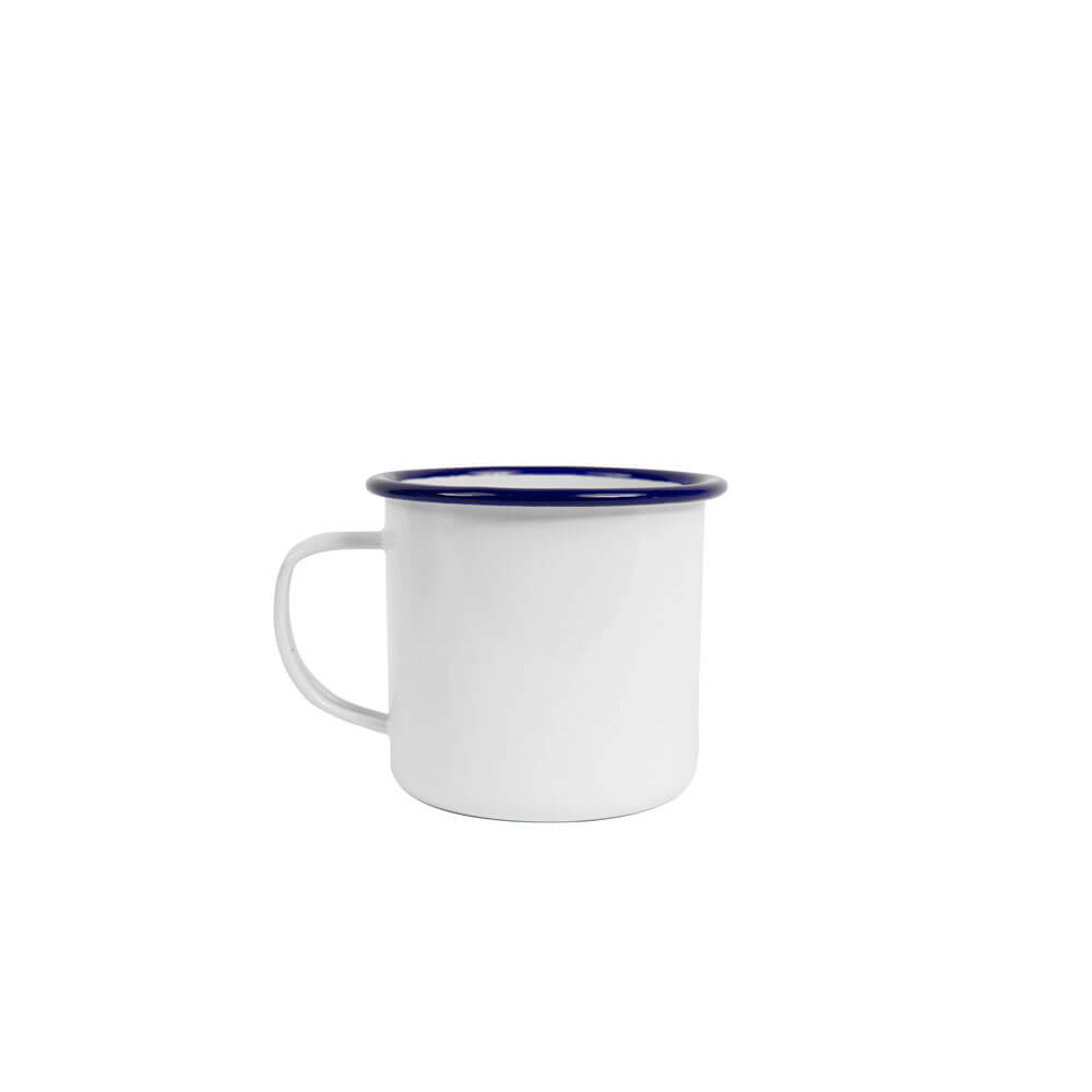 Blue & White Enamelware Dinnerware Set | Maison Numen