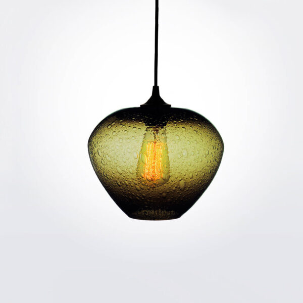 Rustica olive pendant lamp.
