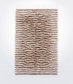 Striped Natural & Gray Wool Rug