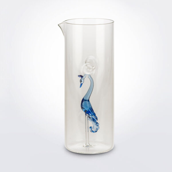 Tropical bird jug product picture.
