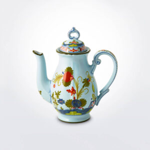 Blue Majolica coffee pot product picture.