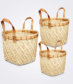 Sobe Basket with Handles Set I