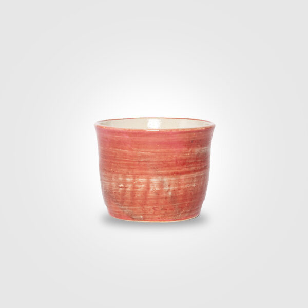 Pink ceramic pot product picture.