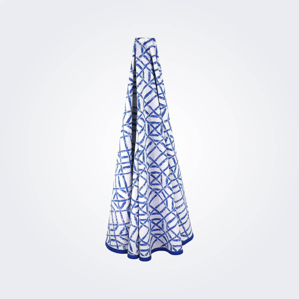 Blue-bamboo-tablecloth