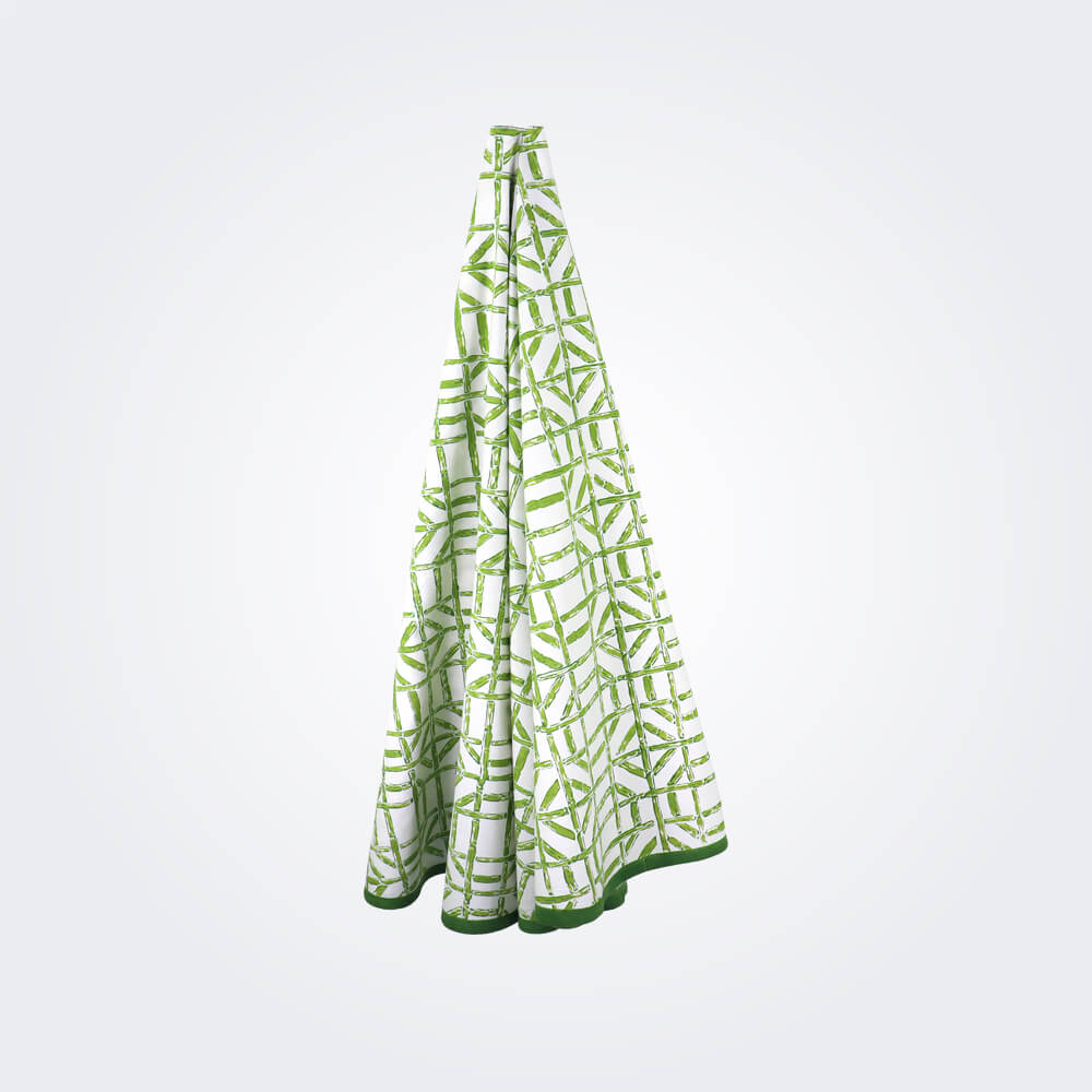Green-bamboo-tablecloth