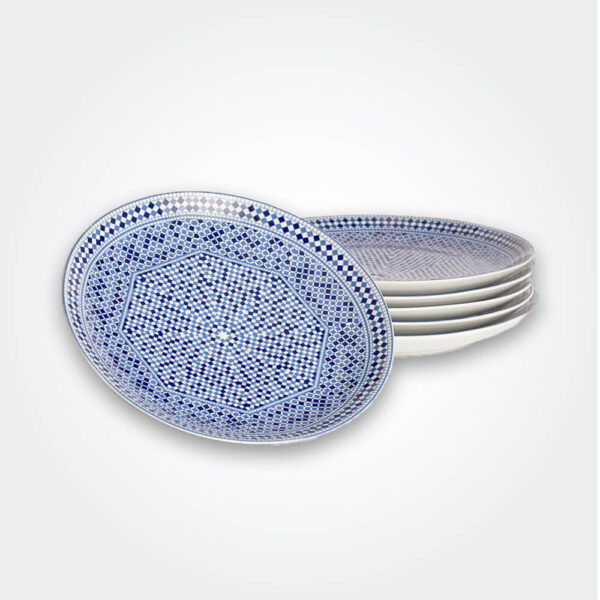 Cocema moroccan dinner plate set product picture.