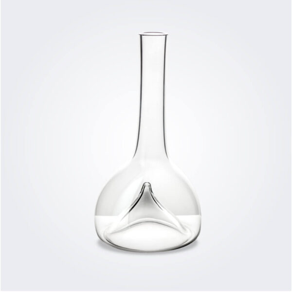 Single flower glass vase product picture.