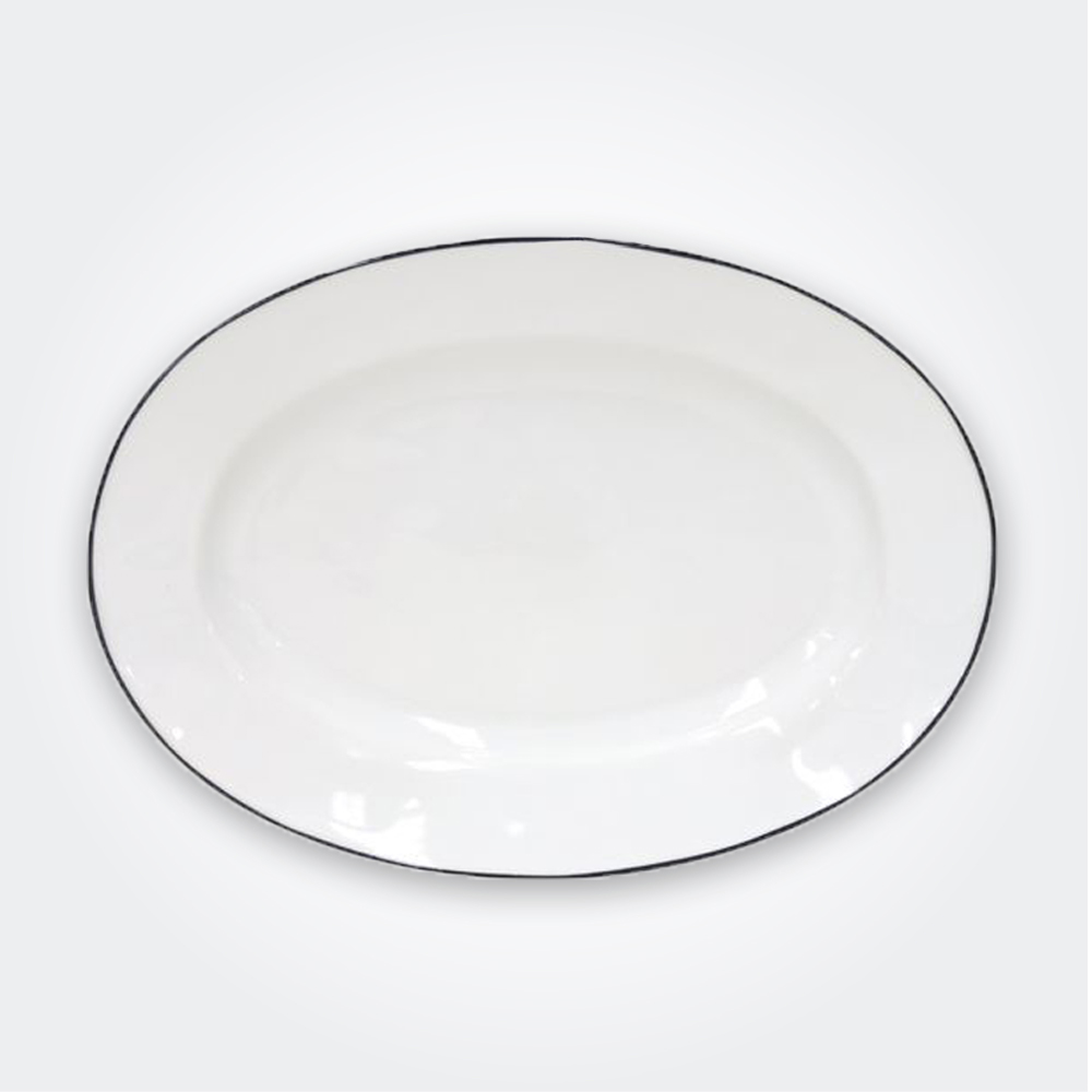 Beja stoneware oval platter