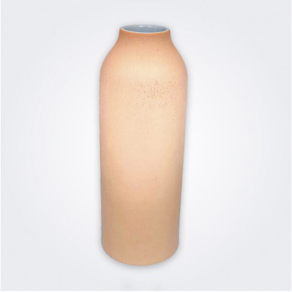 Large beige ceramic vase product picture.
