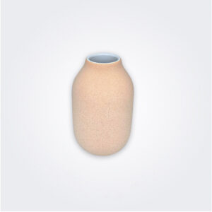 Beige Stoneware decorative vase product picture.