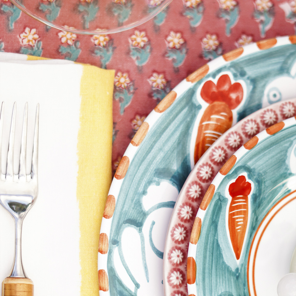 Rabbit Ceramic Dinner Plate