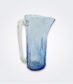 Turquoise Glass Pitcher