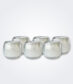 White Stemless Wine Glass Set