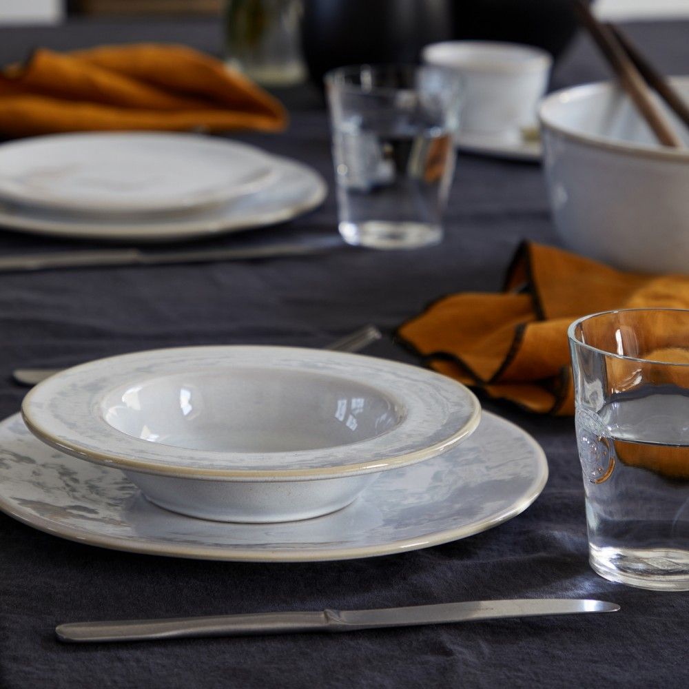Roda White Dinner Plate Set | Shop Fine Stoneware Dinner Plates Here!