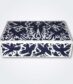 Indigo Parrot Tea Chest Box