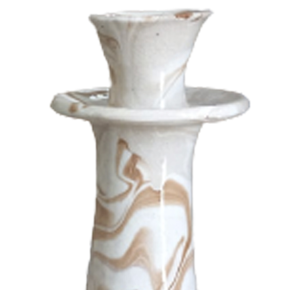 white tamegroute candle holder