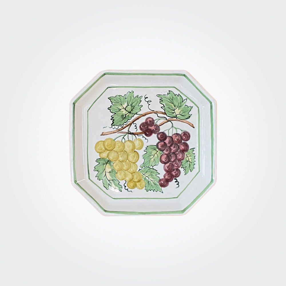 Grape Square Dinner Plate
