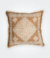 Diamond Brown Cotton Pillow Cover