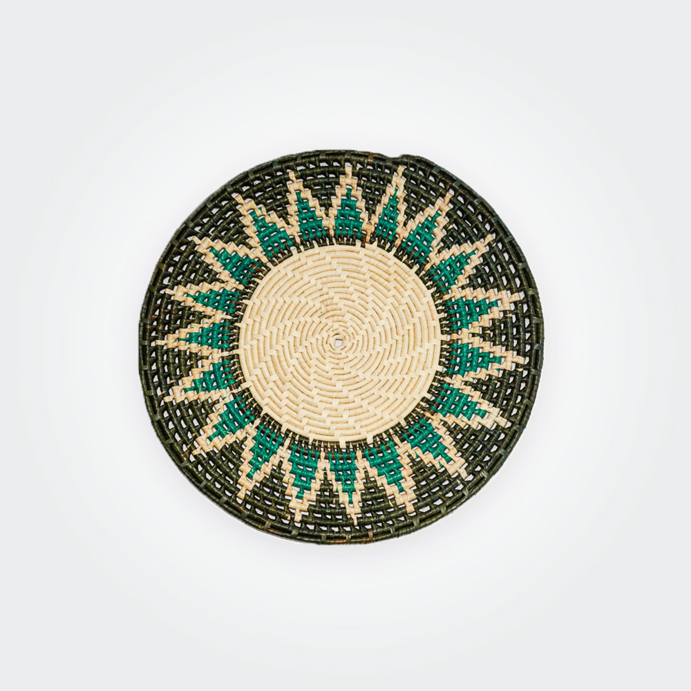 Round Green Palm Placemat product image
