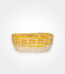 Yellow Oval Palm Basket