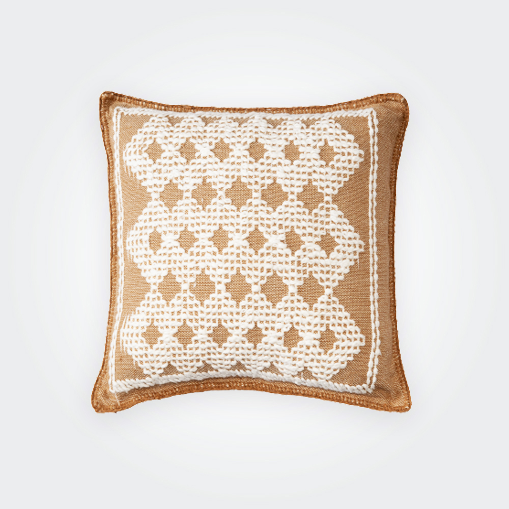 Brown Cotton Pillow Cover product image