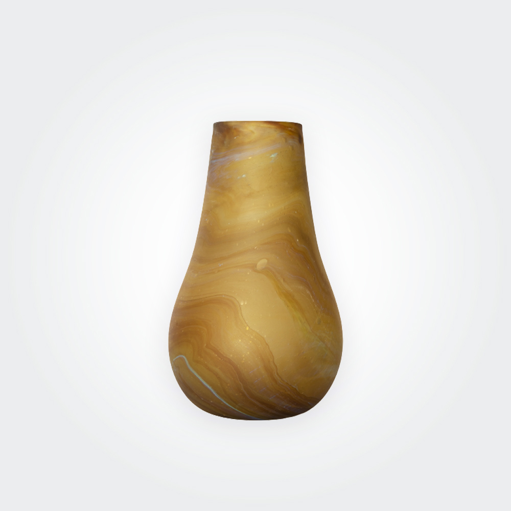 Brown Phoenician Glass Vase