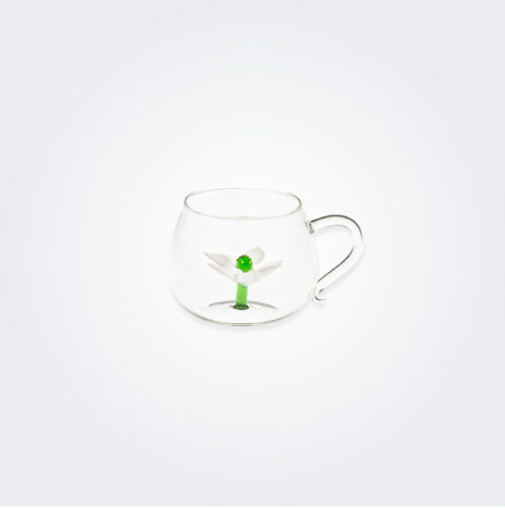 Lotus Glass Teacup Set