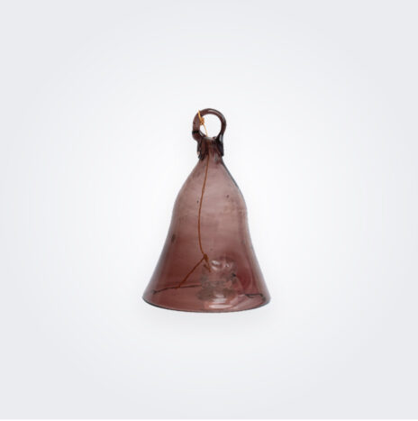 Small Brown Glass Bell