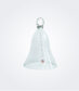 Large Clear Glass Bell