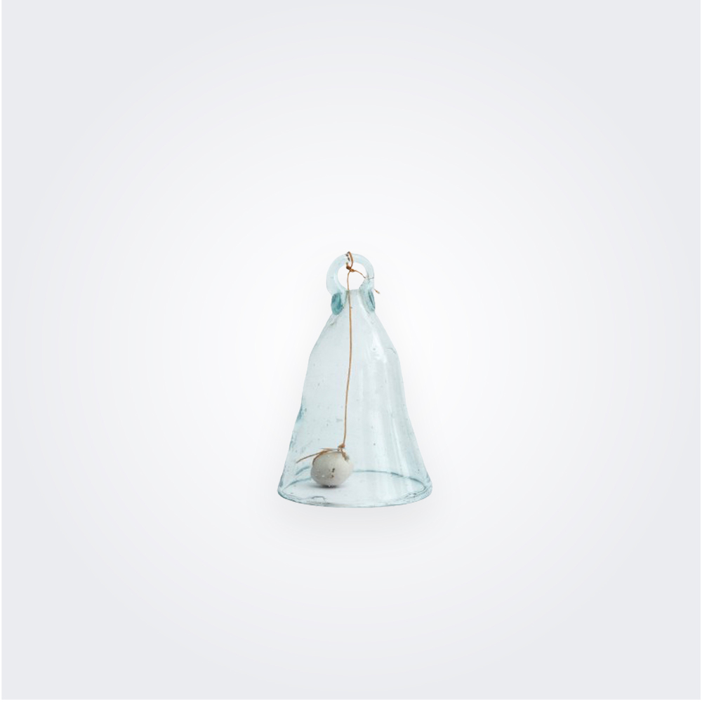 Small Clear Glass Bell