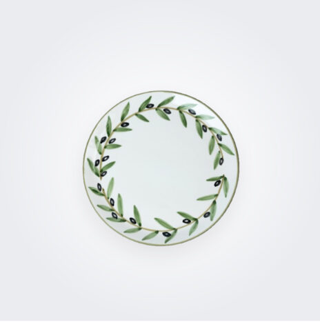 Olives Leaves Ceramic Dinner Plate Set