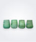 Green Phoenician Glass Tumbler Set